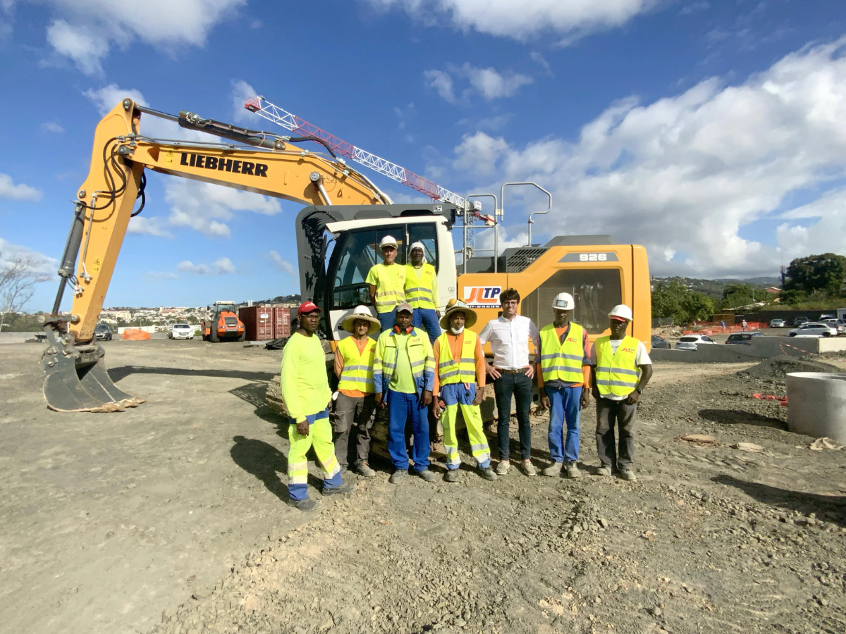 Équipe JLTP sur un chantier